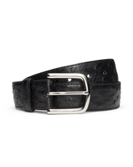 men's ostrich belt