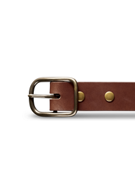 men's harness leather belt