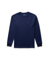 men's long sleeve standard issue pocket tee
