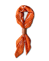 bandana leather snap slide