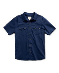 men's sawtooth short sleeve pearl snap