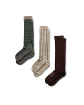 over-the-calf plaid & horseshoe socks (3-pack)