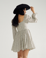 women's long sleeve mini dress