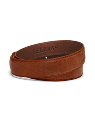 men's smooth ostrich belt