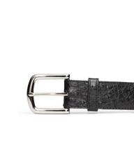 men's ostrich belt