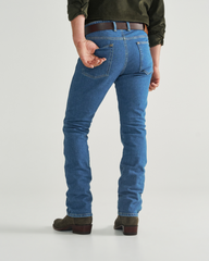 men's slim straight heritage denim