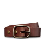 men's harness leather belt