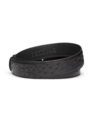 men's ostrich belt