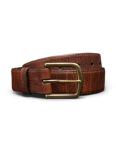 men's bison belt