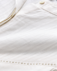 women's lace peasant top