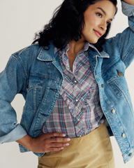 women's denim trucker jacket
