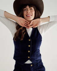 women's corduroy vest