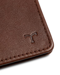 cowhide bifold card case