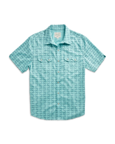 men's sawtooth short sleeve pearl snap