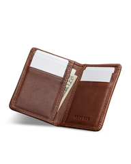 cowhide bifold card case