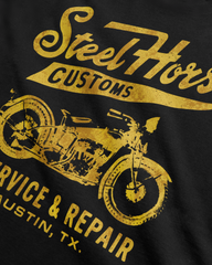 men's steel horse tee