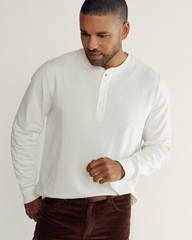 men's long sleeve henley