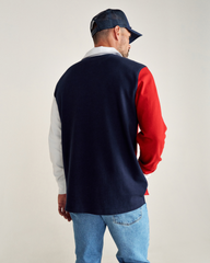 men's long sleeve polo