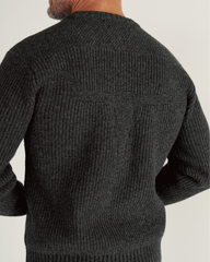 men's crew neck desert sweater
