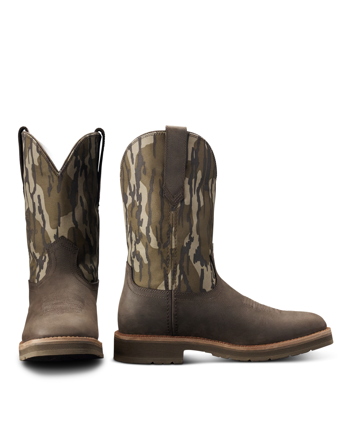 tecovas x mossy oak rugged square toe