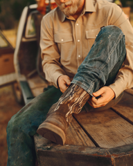 tecovas x mossy oak rugged square toe