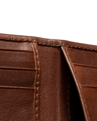 cowhide bifold card case