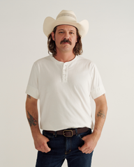 men's standard issue short sleeve henley