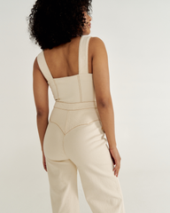 women's denim jumpsuit