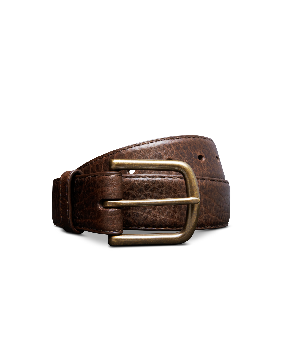 men's bison belt