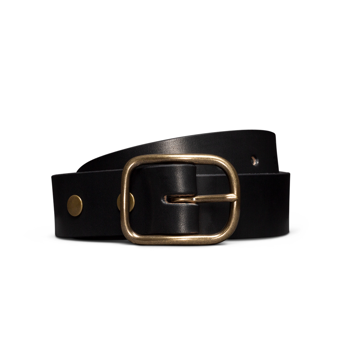 men's harness leather belt