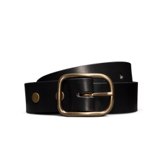 men's harness leather belt