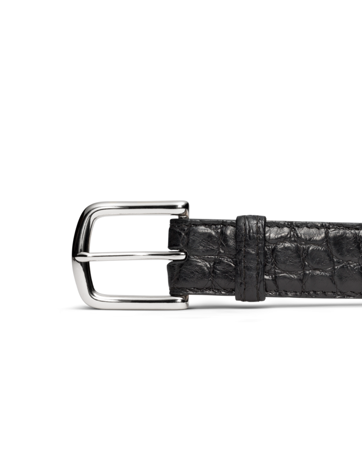 men's alligator belt