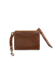 women's keychain card case