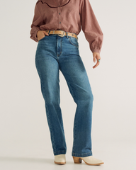women's vintage high rise jean