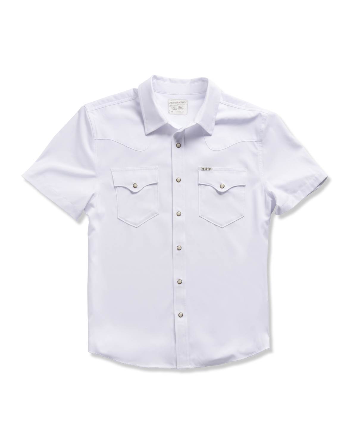 men's performance short sleeve western pearl snap - classic fit