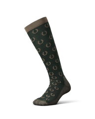 over-the-calf plaid & horseshoe socks (3-pack)