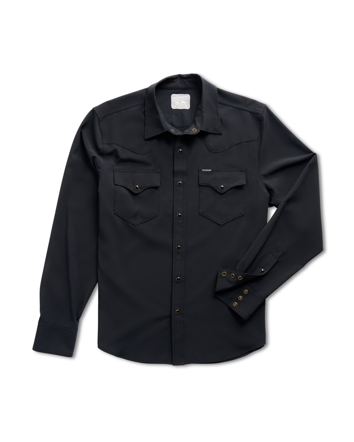 men's performance long sleeve western pearl snap - classic fit