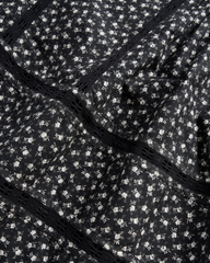 women's cotton poplin midi skirt