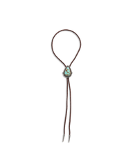 iron lamb turquoise drop bolo