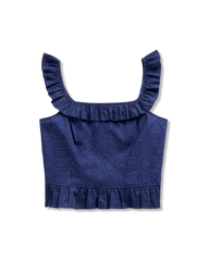 women’s bandana peplum tank