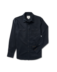 men's vintage weight sawtooth cotton pearl snap