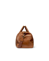 lightweight leather duffle