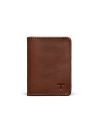 cowhide bifold card case