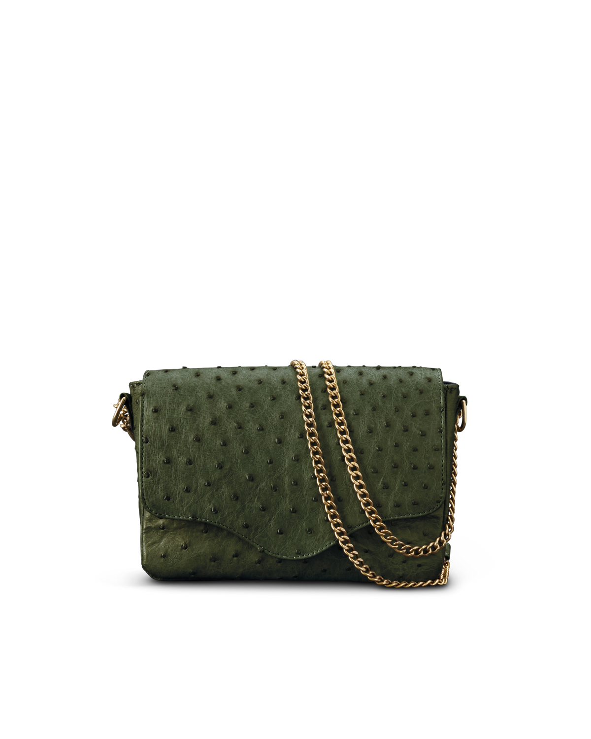 ostrich shoulder bag