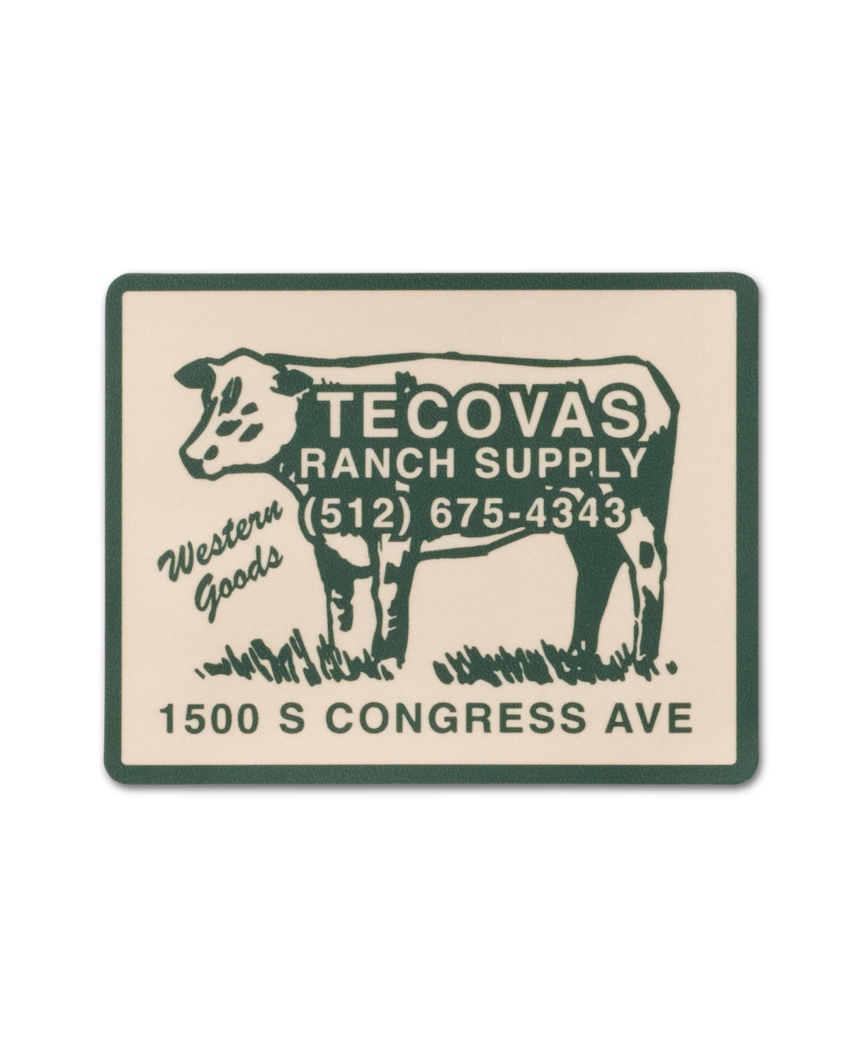 tecovas ranch supply sticker