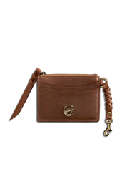 women's keychain card case