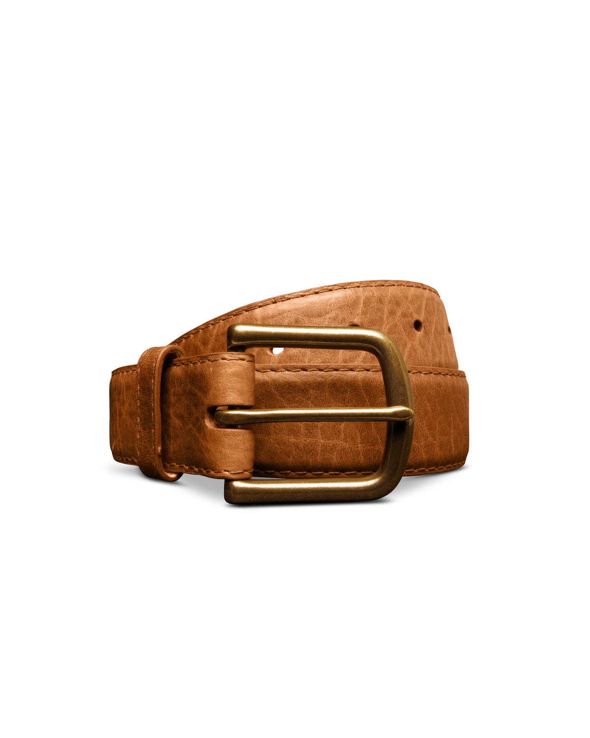 men's bison belt