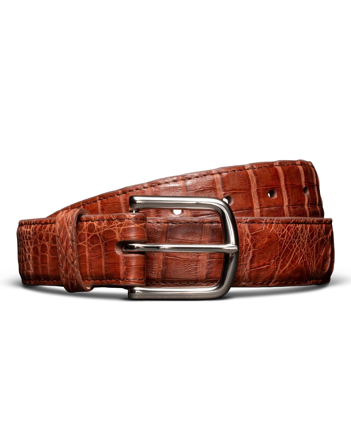 men's caiman belt