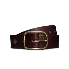 men's harness leather belt