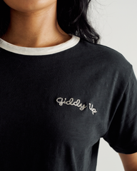 women's vintage ringer tee